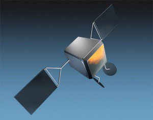 Airbus Defence and Space développera une plateforme dédiée aux satellites de la constellation OneWeb. Elle devra être intégrée dans une chaîne d'assemblage qui prévoit la construction de 900 satellites. © Airbus DS