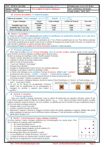 série d'exercices 3, La synthèse d'espèces chimiques , TCS BIOF , Pr JENKAL RACHID_001