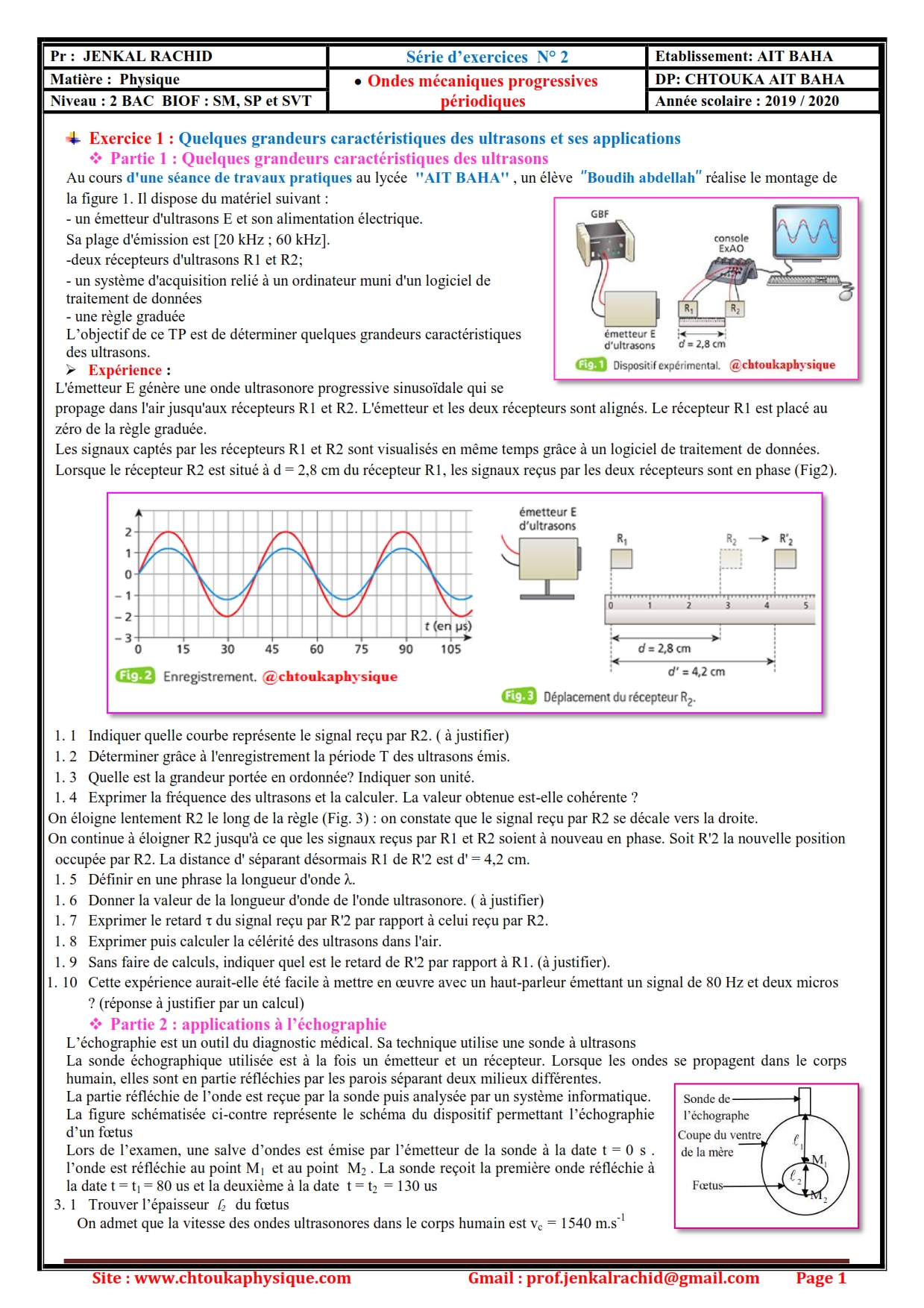 Onde Ultrasonore Progressive