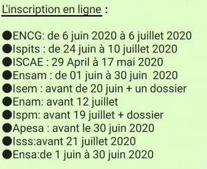 تاريخ التسجيل في المدارس العليا بالمغرب 2020 2021