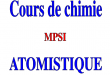 Atomistique : Cours - SMP, SMC , SM , MPSI