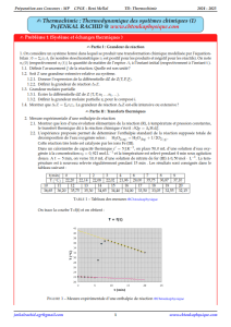 Thermochimie - Préparation aux concours - CPGE - CNC - CCP - ENS - E3A - X/ENS - Agrégation - Pr Agrégé JENKAL RACHID 