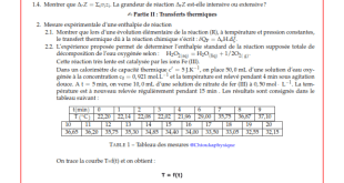 Thermochimie - Préparation aux concours - CPGE - CNC - CCP - ENS - E3A - X/ENS - Agrégation - Pr Agrégé JENKAL RACHID 