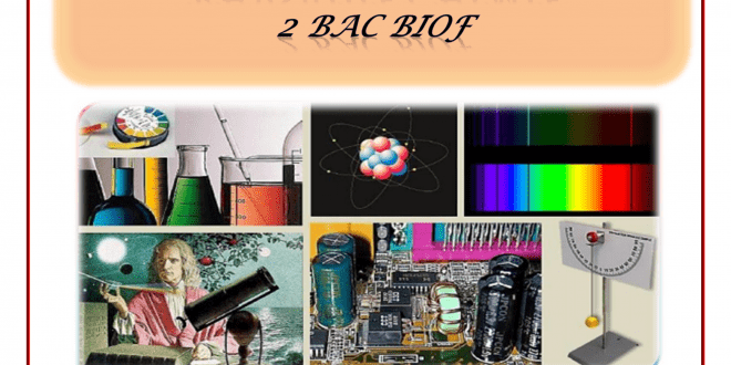 Cahier d'élèves de 1er semestre , Cours , Activités , Exercices , 2BAC BIOF , Pr Youssef EL FATIMY , www.chtoukaphysique.com