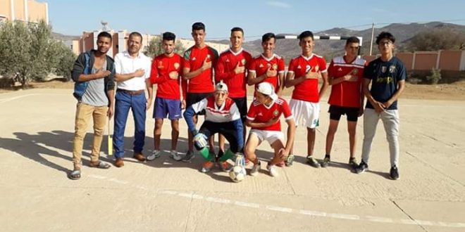 الانطلاق الفعلي للبرنامج السنوي للانشطة الثقافية والرياضية للقسم الداخلي لثانوية ايت باها